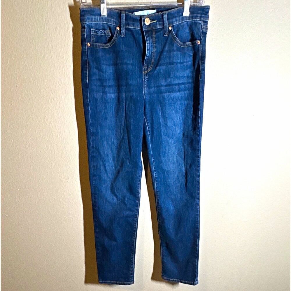 ella moss Women’s Dark Wash Blue Denim Skinny Jeans Size 6 Mid Rise Stretch